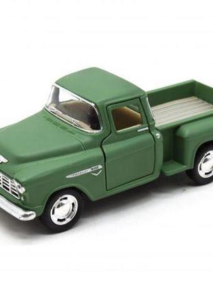 Машинка kinsmart "chevy stepside pick-up" (зеленая)