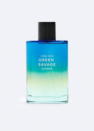 Туалетна вода zara green savage summer, 90 ml