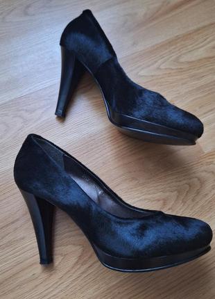 Туфлі з хутра paar hand made4 фото