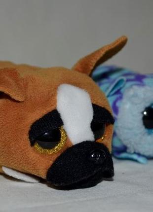 Редкие фирменные глазастики симпатяги мягкие разные сова совушка бульдог щенок ty