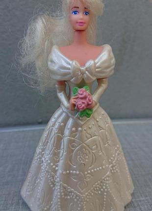 Кукла барби блондинка невеста винтаж 1990-х годов mcdonalds happy meal игрушка