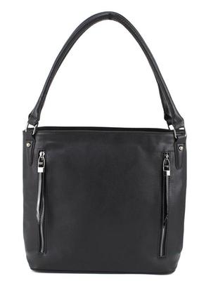 Большая женская сумка через плечо voila 7675170239 черная