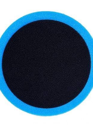 Губка для полірування на липучці duraflex блакитна (тверда) 150 мм х 25 мм (l611) k23 фото