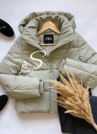 Куртка пуфер zara