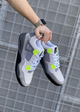 Jordan 4 retro se 95 neon4 фото