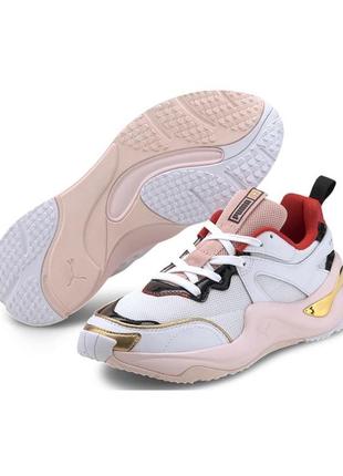 Puma білі жіночі кросівки charlotte olympia x rise multi-color 372860-01