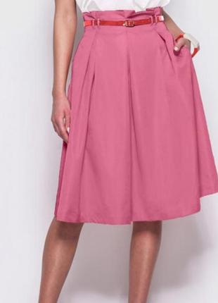 Юбка из экокожи