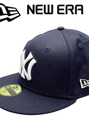 Большой размер кепка new era 59fifty new york ny yankees fitted mlb, размер 8 1/8 64,5