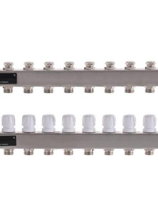 Колекторний блок з термостат. клапанами europroduct ep.s1100-10 1"x10 (ep4997)