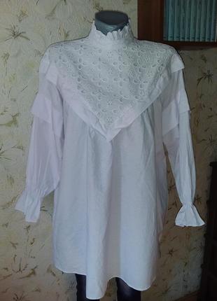 Блузка оверсайз.