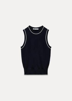 Трикотажний топ zara