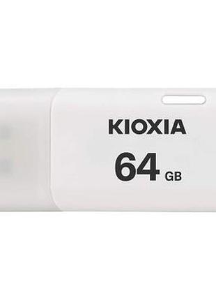 Usb флеш накопитель kioxia 64gb u202 white usb 2.0 (lu202w064gg4)  гарантія!