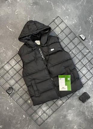 Демисезонная осенняя весенняя жилетка безрукавка lacoste