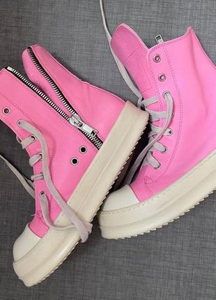 Rick owen's ramones pink high