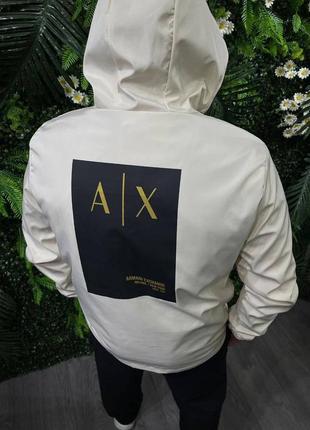 Демісезонна осіння весняна куртка вітровка в стилі armani