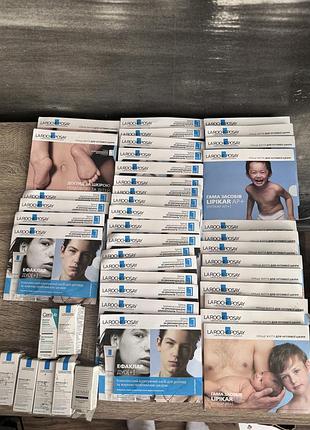 Новые пробники крем бальзам la roche-posay, sensai