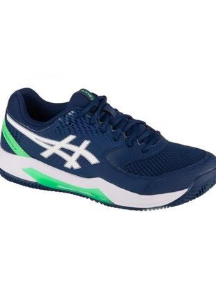 Чоловічі тенісні кросівки asics gel-dedicate 8 clay темно-синій 44 (1041a448-401 44)
