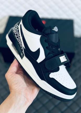 Кроссовки женские мужские унисекс nike air jordan legacy low джордан на липучке