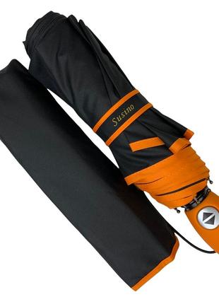 Классический зонт-автомат на 8 спиц от susino, с оранжевой полоской, 016031ac-6