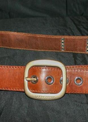 Оригінальний жіночий ремінь dolce & gabbana italy