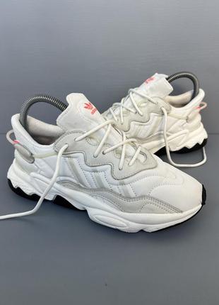 Кроссовки оригінал adidas ozweego grey/white  40р.25см.