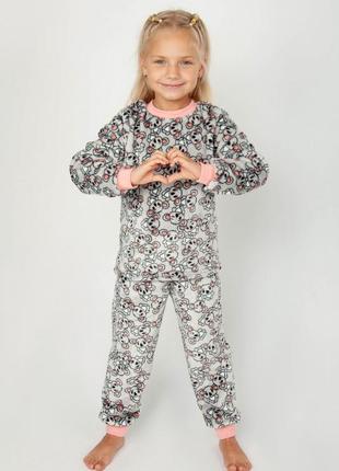 Махровая пижама теплая, тепла махрова піжама, костюм домашний