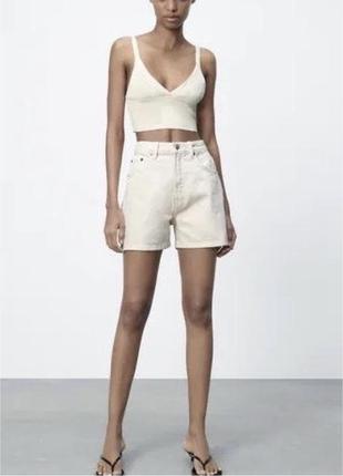 Шорты джинсовые zara