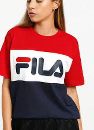 Футболка fila женская укороченная