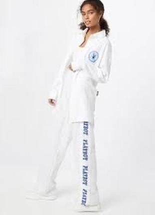 Нові спортивні штани missguided & playboy sports wide leg jogger джогери 18 uk 🇬🇧 46 ( 52-56)