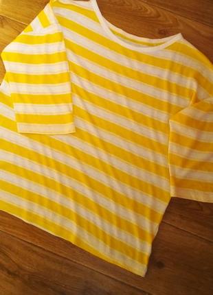 Футболка в смужку оверсайз f&f