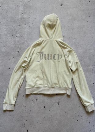 Женская спортивная велюровая кофта соп худи juicy couture размер s