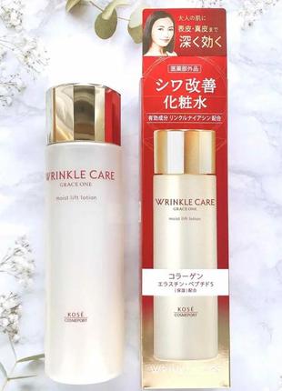 Ліфтинг лосьйон з ніацинамідом kose grace one wrinkle care, 180 мл, японія