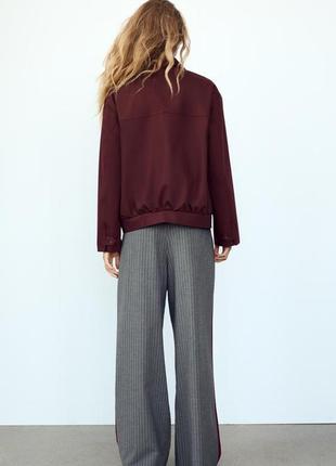 Zara куртка з кишенями та блискавкою5 фото