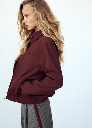 Zara куртка з кишенями та блискавкою6 фото