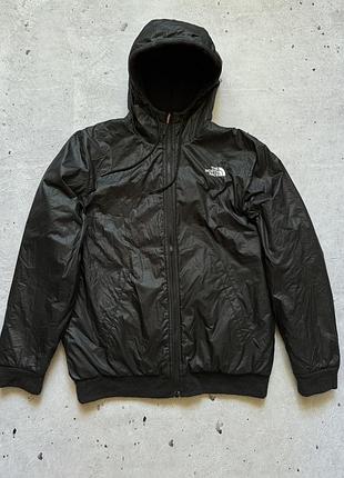 Осенняя куртка двусторонняя ветровка/худи the north face размер м