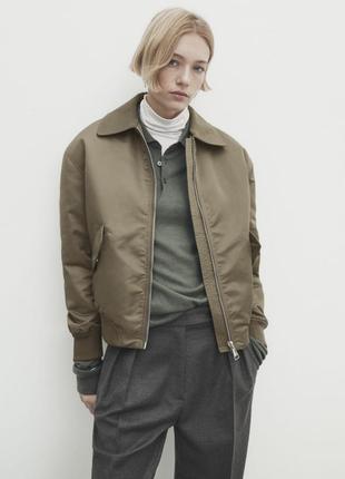 Жіночий новий бомбер massimo dutti m з біркою