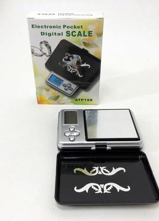 Ювелирные весы aosai atp-188 200 грамм, электронные граммовые весы, весы для ювелирных изделий
