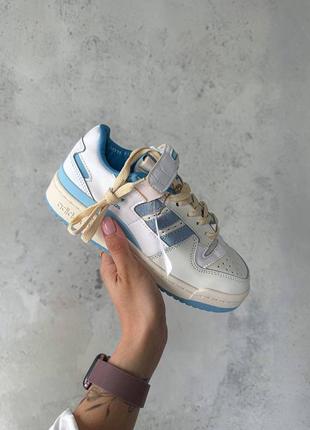 Женские кроссовки адидас adidas forum low blue