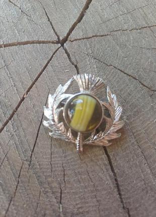 Брошь кельтская чертополох