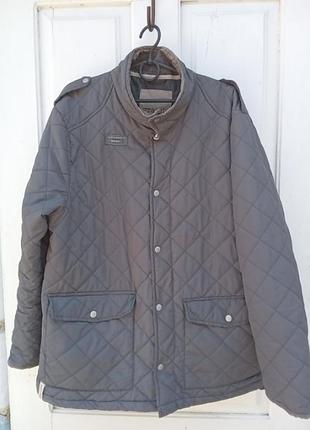 Серая мужская куртка демисезон xl