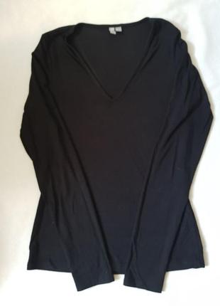 Футболка з довгими рукавами з натуральної еластичної тканини