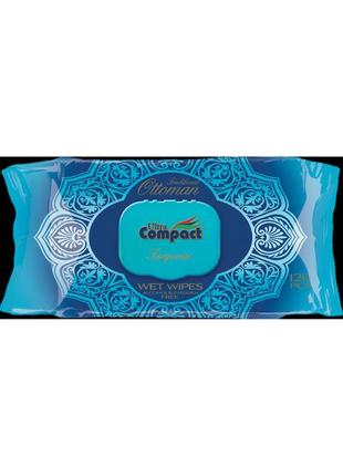 Ultra compact волога серветка оттоман 120шт бірюза з клапаном