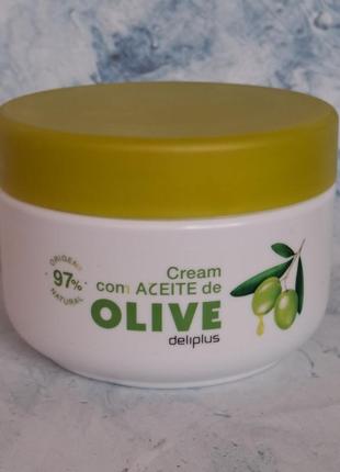 Крем для тела с оливковым маслом olive deliplus