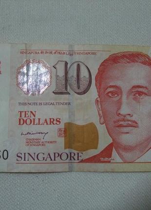 Продам 10 dollars singapore