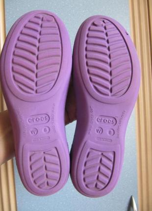 Кроксы босоножки crocs оригинал w8 крокс5 фото