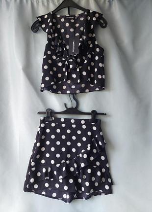 Літній костюмчик з юбка шорти