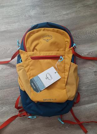 Міський рюкзак osprey daylite plus 20 л жовтий бірюзовий новий для ноутбука