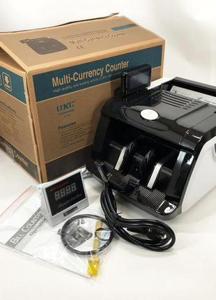 Рахунковая машинка для денег, счетчик банкнот bill counter gr-6200 с детектором uv, проверять