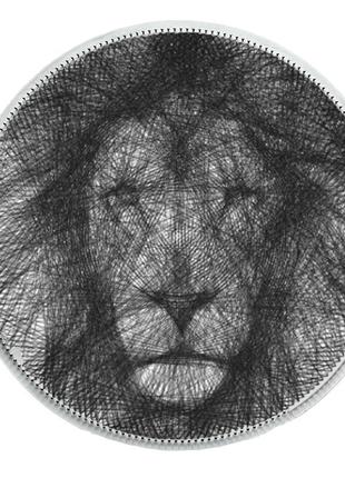 Картина нитками artlover лев string art 50 см