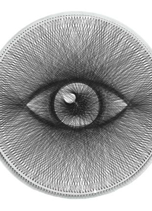 Картина нитками artlover глаз string art 50 см
